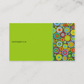 ファンキーな点:: 緑 名刺 (裏面)