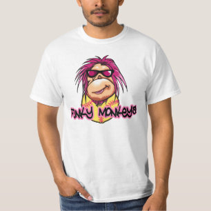 ファンキーな猿の大人のTシャツ Tシャツ