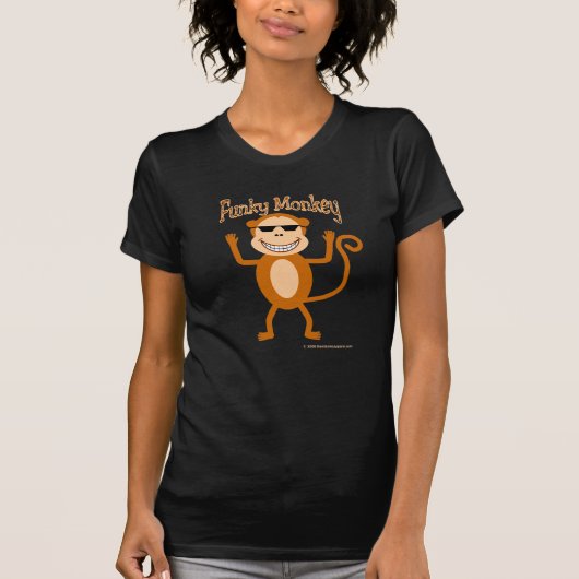 ファンキーな猿のTシャツ Tシャツ (正面)