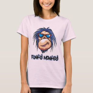 ファンキーな猿のTシャツ Tシャツ