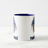 ファンキーな猿 ツートーンマグカップ (中央)