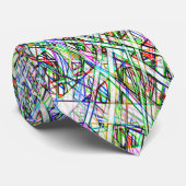 ファンキーな色のストライプのなタイ ネクタイ (ロール)