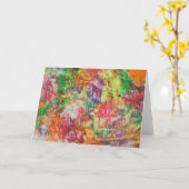 ファンキーな色 カード (黄色い花)