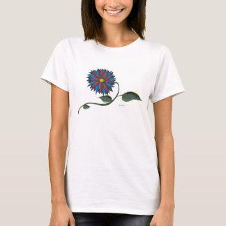 ファンキーな花のTシャツ Tシャツ