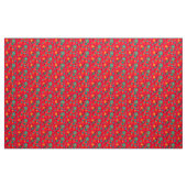 ファンキーな花パターン ファブリック (ヤード)