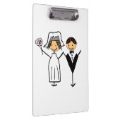 ファンキーな花嫁及び新郎 クリップボード (右)