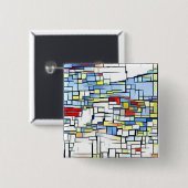 ファンキーな芸術のバッジ 缶バッジ (正面&裏面)