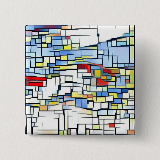 ファンキーな芸術のバッジ 缶バッジ (正面)