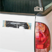 ファンキーな落書き バンパーステッカー (トラック上)