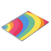 ファンキーな虹 ノートブック (左側)