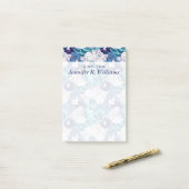 ファンキーな貝殻パターン|はあなたの名前を加えます ポストイット (デスク上)