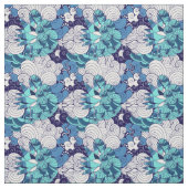 ファンキーな貝殻パターン ファブリック (見本)