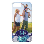 ファンキーな貝殻Pattern|あなたの写真及びモノグラム Case-Mate iPhoneケース (裏面)