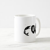 ファンキーな農場牛カスタマイズ可能な子供のコーヒー・マグ コーヒーマグカップ (正面右)