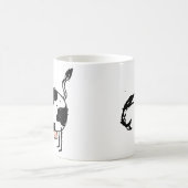 ファンキーな農場牛カスタマイズ可能な子供のコーヒー・マグ コーヒーマグカップ (中央)