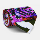 ファンキーな電気サーキットボードの抽象芸術 ネクタイ (ロール)