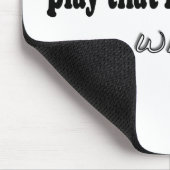 ファンキーな音楽白の男の子 マウスパッド (コーナー)