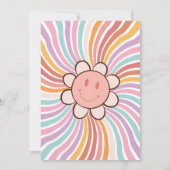 ファンキーな1歳児 レトロサマー 1歳誕生日パーティー招待状 招待状 (裏面)