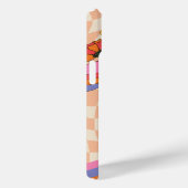 ファンキーな70年代のキノコの花のオーダーメイド桃 Case-Mate iPhoneケース (裏面 / 右)