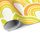 ファンキーな70s ラッピングペーパー (ロールコーナー)