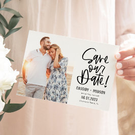 ファンキーの書編集可救能な色Date Card サンキューカード