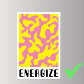 ファンキーはっきりしたレトロ ポスター