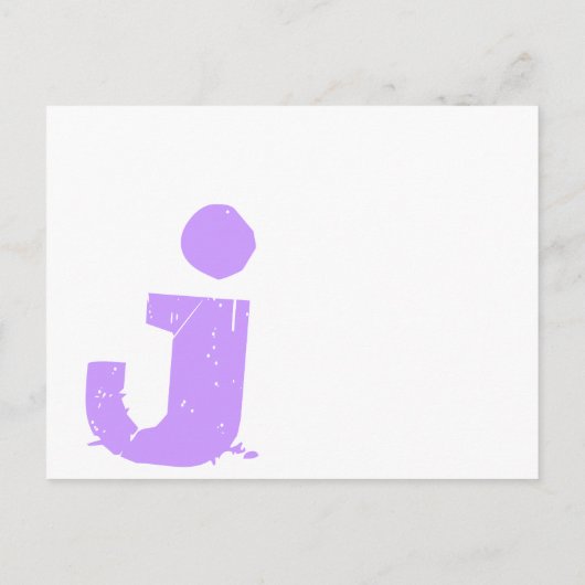 ファンキーアップビートモダンモノグラム結婚式招待状 インビテーションポストカード (裏面)