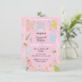 ファンキーイタリアン描ギリシア地中海パーティー 招待状 (スタンド正面)