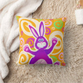 ファンキーウサギ クッション (ブランケット)