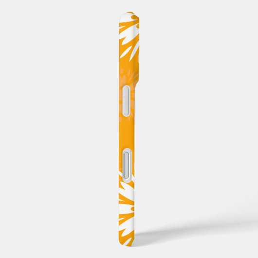 ファンキーオレンジデイジーフラワーレトロフラワーネーム Case-Mate iPhoneケース (裏面 / 右)