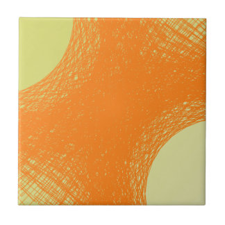 ファンキーオレンジ タイル