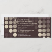 ファンキーカフェドモダンットパーティの招待状 招待状 (裏面)