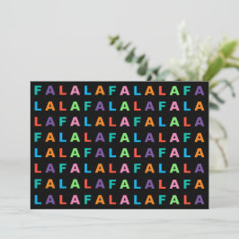 ファンキーカラフルな楽しさ FA LA LA 挨拶 シーズンカード