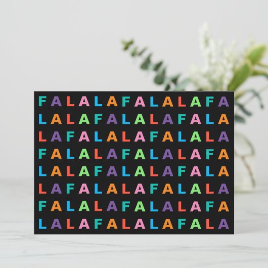 ファンキーカラフルな楽しさ FA LA LA 挨拶 シーズンカード (スタンド正面)