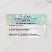 ファンキーカラフルの輝きがロゴを後に付気にける 名刺 (裏面)