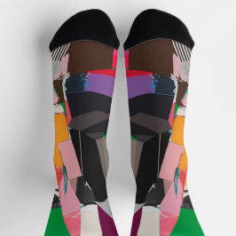 ファンキーカラフルユニセックスソックス数々の色ソックス ソックス