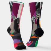 ファンキーカラフルユニセックスソックス数々の色ソックス ソックス (傾斜あり)