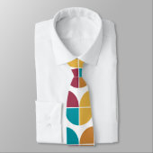 ファンキーカラフルレトロ70sヴィンテージ幾何学模様 ネクタイ (タイ)