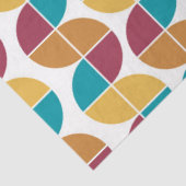 ファンキーカラフルレトロ70sヴィンテージ幾何学模様 薄葉紙 (詳細)