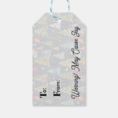 ファンキーカラフル木 ギフトタグ (裏面)