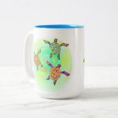 ファンキーカラフル ツートーンマグカップ (正面左)