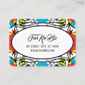 ファンキーカラフル 名刺 (裏面)