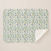 ファンキークリスマスの木(図解入りの、写真付きのかわいい芸術) シェルパブランケット (正面(横))