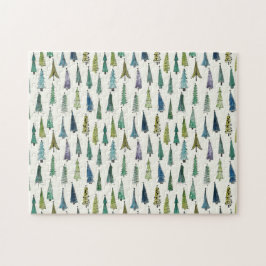 ファンキークリスマスの木(図解入りの、写真付きのかわいい芸術) ジグソーパズル