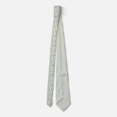 ファンキークリスマスの木(図解入りの、写真付きのかわいい芸術) ネクタイ (裏面)