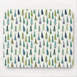 ファンキークリスマスの木(図解入りの、写真付きのかわいい芸術) マウスパッド