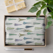 ファンキークリスマスの木(図解入りの、写真付きのかわいい芸術) 薄葉紙 (ギフト)