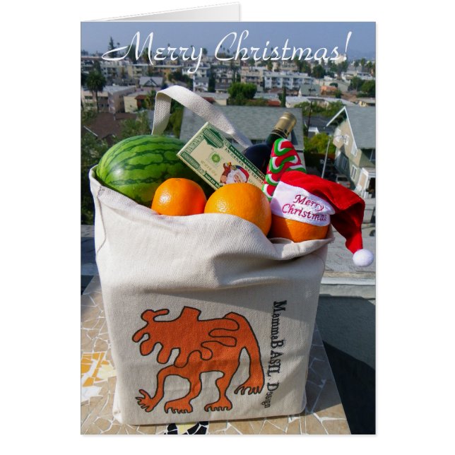 ファンキークリスマスグリーティングカード！ (正面)