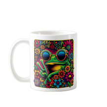 ファンキークールカエルの平和サイン