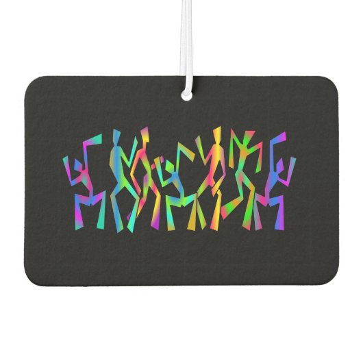 ファンキーサイケデリックダンサー カーエアーフレッシュナー (正面)